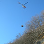 Trasporto materiale con ausilio di elicottero